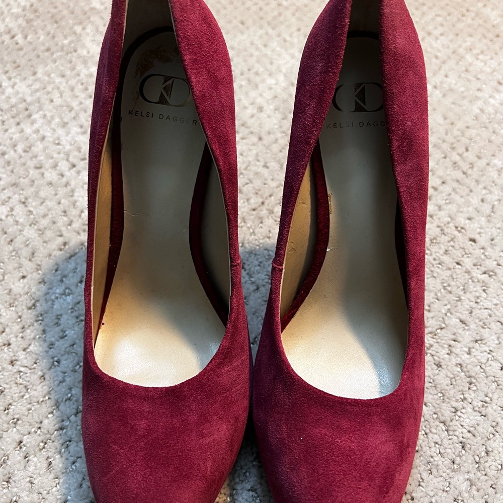 Kelsi Dagger Women's Linzy Suede Platform Heels
